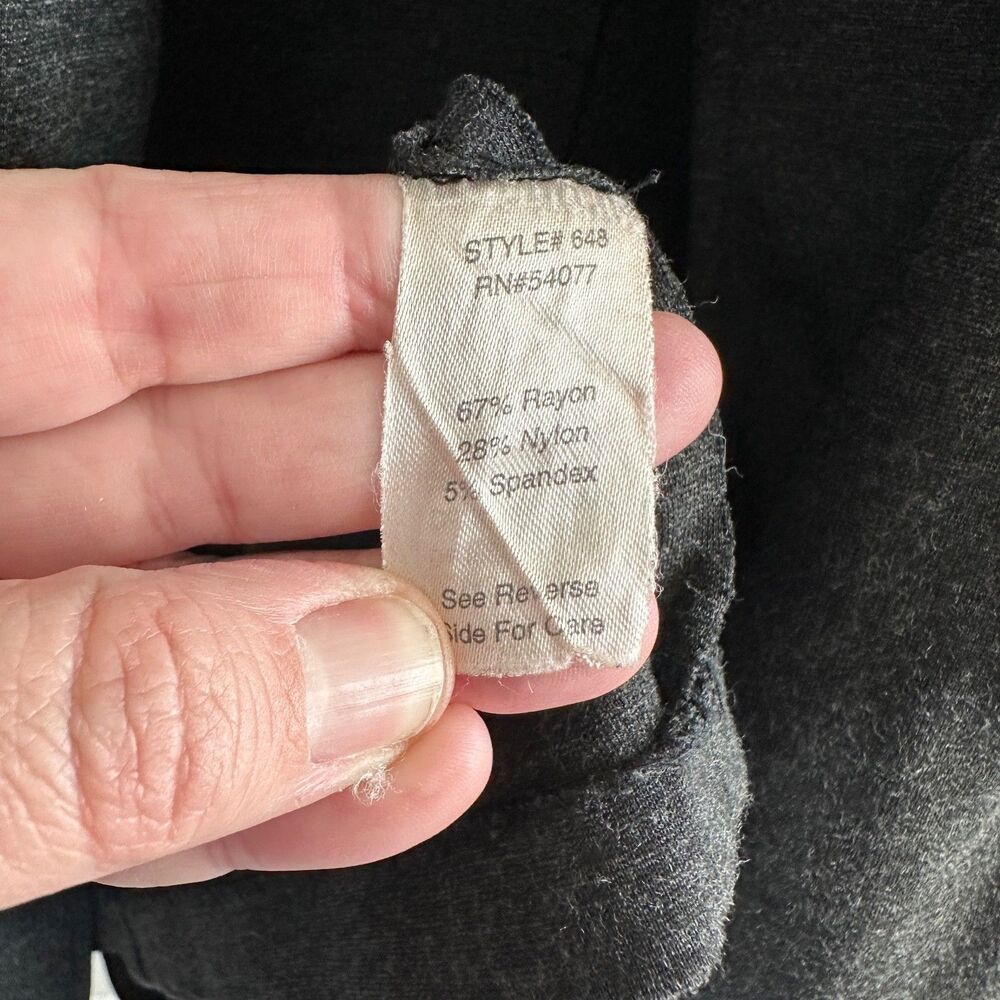 cabi gray double breasted coat women's large stretch jacket old money chic - Picture 6 of 6